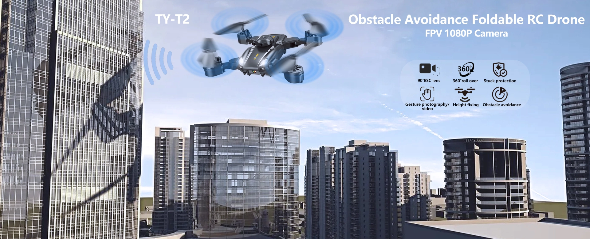 Quadcopter RC is déanaí