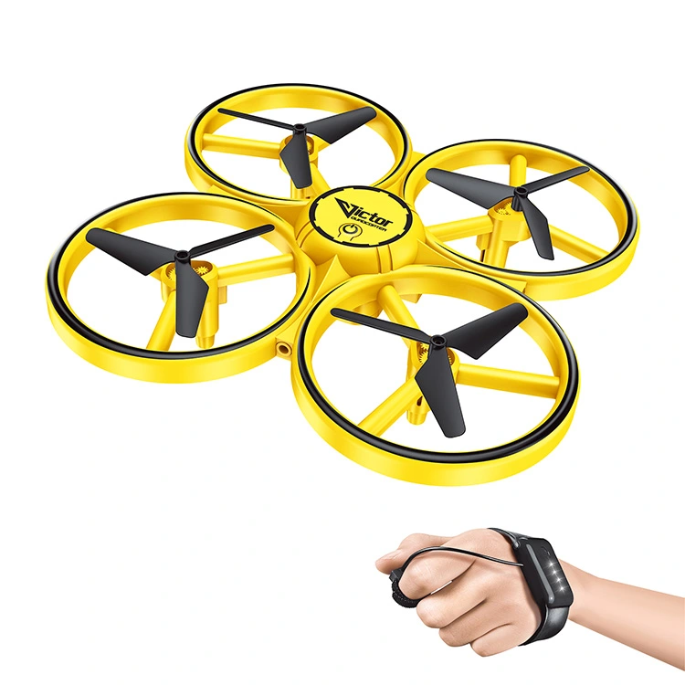 Suas Do Cluiche le Soilsiú Watch Sensing RC Quadcopter AirRCraft